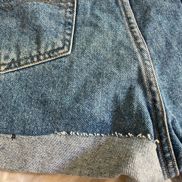 1990’s Y2K Jordache vintage deadstock raw denim high waisted jean zip shorts - Picture 13 of 14
